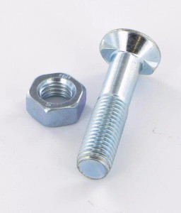 Śruba płużna 2-noskowa M11x50 mm z nakrętką VI1205