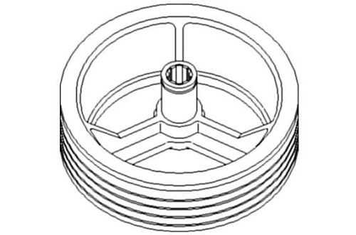 Koło pasowe podajnika AV100262 - Intertraktor