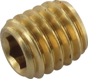 Śruba dławiąca SSM M5x5 ø 0.4 mm mosiężna SSM5504BR