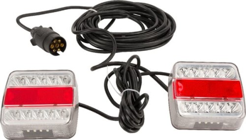 Zestaw lamp LED 12V przykręcanych przewód 7.5 m LA65015 - Intertraktor