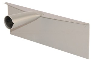 Zgarniacz oborowy z blachy stalowej, 350 mm ES7788N