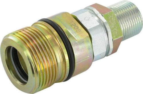 Szybkozłącze skręcane 1/2" gwint grodziowy M22x1.5 15L - gniazdo SKSF12N22 - Intertraktor