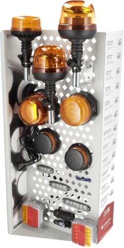 Stojak ekspozycyjny lamp LED uniwersalne lampy błyskowe KITLEDKRB1 - Intertraktor
