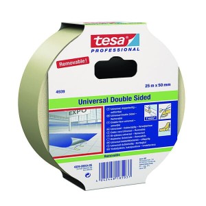 Taśma dwustronna samoprzylepna, 4939 usuwalna, 25 m x 50 m, Tesa® T049390000600