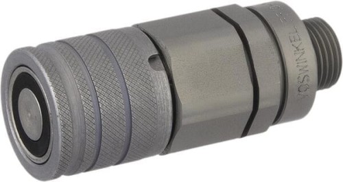 Szybkozłącze płaskie SKV-M gniazdo 3/8" gwint zewnętrzny M18x1.5 12L SKVF10L18 - Intertraktor