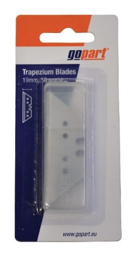 Trapezowe ostrza wymienne gopart, 10 sztuk 44007GP - Intertraktor