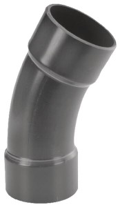 Kolanko PCW-U 30° z mufą VdL, 63 x 63 mm 10 bar 7063530