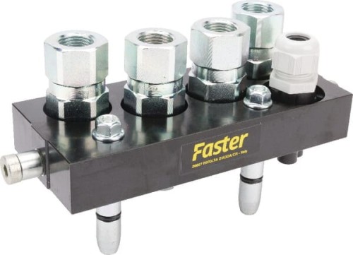 Szybkosprzęg Multifaster DN12-4 x 1/2" BSPP + 1 x ele., część ruchoma 2PS081412GMC - Intertraktor