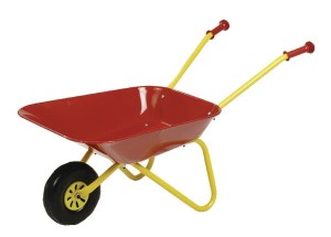 Taczka metalowa czerwona R27080