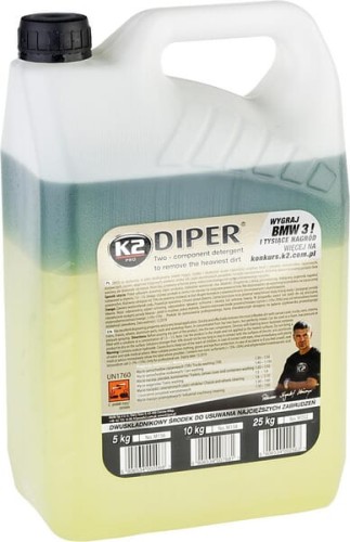 Płyn do mocnych zabrudzeń Diper K2, 5 kg 1025041205 - Intertraktor