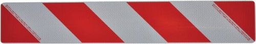 Folia naklejana do tablic ostrzegawczych, 846 x 141 mm, prawa WB50084KL2 - Intertraktor