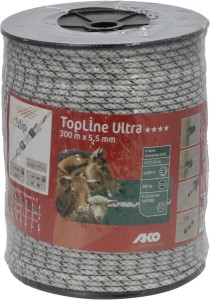 Plecionka TopLine Ultra 5.5 mm biała/czarna 300 m 441984