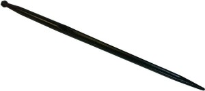 Ząb ładowacza, prosty, profil podwójne T 36x1000 mm końcówka szpiczasta z nakrętką M22x1.5 czarny Battista Porteri RT3