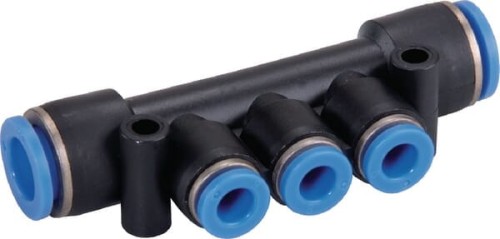 Rozdzielacz wtykowy wielosegmentowy, 10-4-4-4-10 mm Kramp TMC64446P - Intertraktor