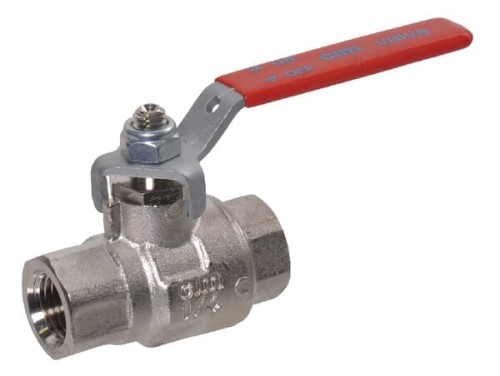 Zawór kulowy, gwint wew./wew. 1/4" LD-FF 217718 - Intertraktor