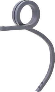 Ząb sprężynowy spiralny, 25x25 prawy bez redliczki 2560031010