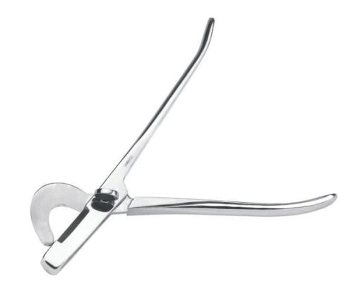 Kleszcze kastracyjne stal nierdzewna, proste 19 cm 22102 - Intertraktor