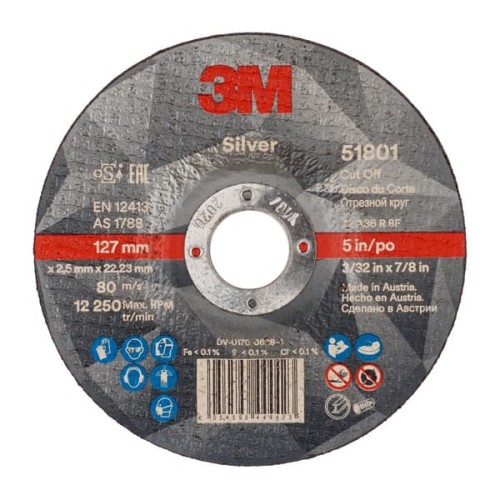 Tarcza tnąca 51801 T42 125x2.5x22.23mm 7100141069 - Intertraktor
