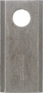 Nożyk kosiarki rotacyjnej lewy/prawy 103x48x4 mm otwór Ø 19 mm okrągły pasuje do Fella 25 szt. 122331KR