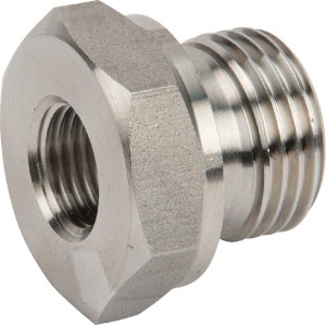 Złącze redukcyjne gwint zew./wew. 1/2"x1/4" BSP z uszczelką ze stali V4A REDR1214WDRVS