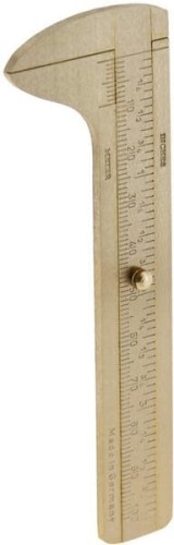 Suwmiarka kieszonkowa z mosiądzu Richter, 100 mm ME81100 - Intertraktor