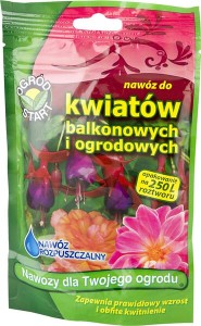 Rozpuszczalny nawóz do kwiatów balkonowych i ogrodowych, 250 g 1707593002