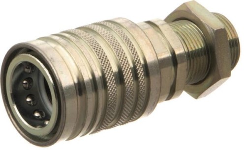 Szybkozłącze gniazdo SKP-F 1/2" gwint grodziowy M24x1.5 16S SKPF12T24 - Intertraktor