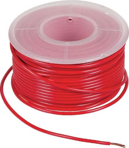 Przewód elektryczny uniwersalny, 30 m 1 x 1.31 mm² AVG 16 czerwony FGP011938 - Intertraktor