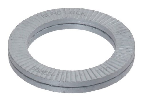 Podkładka samoklinująca M22x34.5x3.4 mm, stal powlekana DIN128a Nord-Lock NL22P001 - Intertraktor