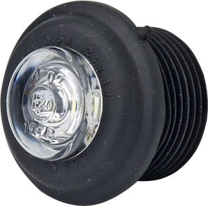 Lampa obrysowa LED, okrągłą 12/24V przezroczysta, przykręcana Waś 1400300668