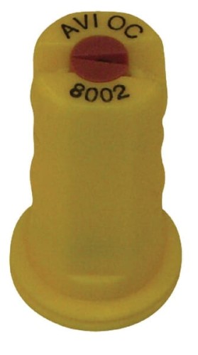 Rozpylacz eżektorowy brzegowy AVI OC 80° 02 żółty ceramiczny Albuz AVIOC8002 - Intertraktor