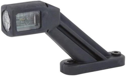 Lampa obrysowa LED, 1.20W 12/24V lewa przykręcana Quick-link 4 LED Hella 2XS011769091 - Intertraktor