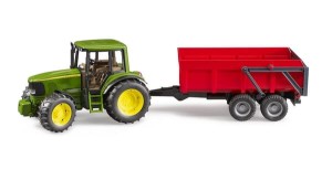 Ciągnik John Deere 6920 z przyczepą wywrotką U02057
