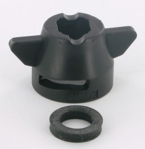 Kołpak rozpylacza 8mm, czarny 0900785600401 - Intertraktor