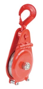 Krążek linowy z hakiem FSSRK-14 koło Ø 144 mm FW14563