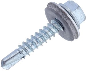 Wkręt samowiercący 4.8x25 mm, 8 mm 6-kt. z łbem kołnierzowym, stal, DIN7504 Kramp 7504KNEO4825P100
