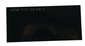 Szkło ochronne spawalnicze 50x108 mm kol. 12 WP64112