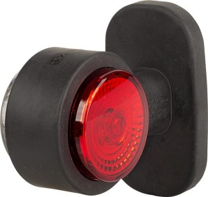 Lampa obrysowa LED, okrągła, 12/24V przykręcana Waś 1400300293BC