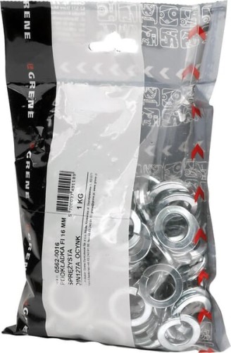Podkładka sprężysta blokująca M16x24.2x3.5 mm, stal ocynk DIN127a Kramp 05620016 - Intertraktor