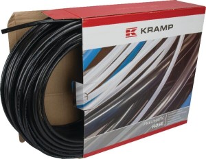 Wąż pneumatyczny poliamidowy PA Kramp, 4x2 mm 50 m czarny PA42BK50