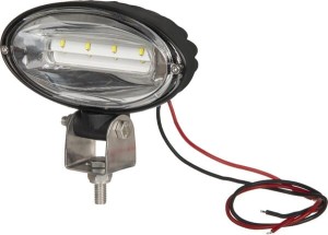 Lampa robocza LED, owalna 40W 3500lm 10/30V światło ultra szerokokątne rozproszone 8 LED Kramp LA10448