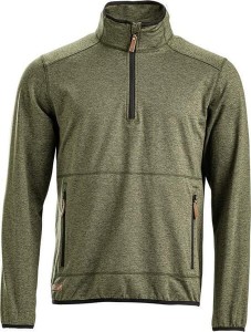 Bluza polarowa z zamkiem 1/2, męska, oliwkowa, roz. 4XL KW5011001802066