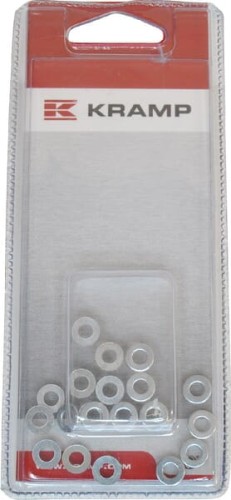 Podkładka płaska M4x9x0.8 mm DIN125a ocynk (20 szt.) Kramp blister KR125A4RCP020 - Intertraktor