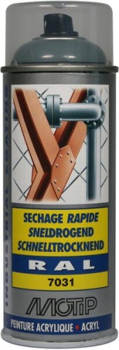 Lakier akrylowy w sprayu, RAL 7031 szaro niebieski 400 ml 07022 - Intertraktor