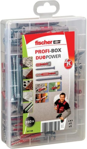 Asortyment kołków rozporowych z wkrętami Profi-Box SL Duopower 150 szt. 541109 - Intertraktor