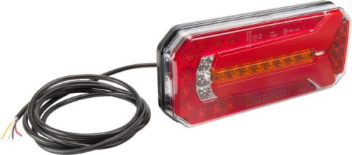 Lampa tylna zespolona LED, prostokątna, 12/24V Kramp LA40053 - Intertraktor