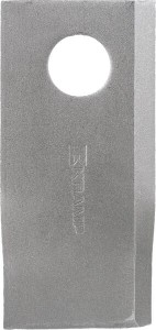 Nożyk kosiarki rotacyjnej lewy 102x48x4 mm otwór Ø 19 mm okrągły pasuje do Fella 25 szt. 140693KR