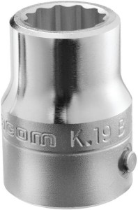 Klucz nasadowy 12-kt. 1/2", 21 mm K21B