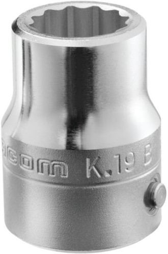 Klucz nasadowy 12-kt. 1/2", 21 mm K21B - Intertraktor