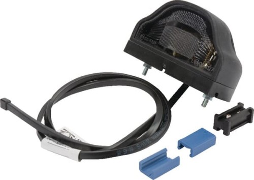 Lampa oświetlania tablicy rejestracyjnej, 5W prostokątna 12V przezroczysta przykręcana 100x57x60 mm Aspöck 363209017 - Intertraktor